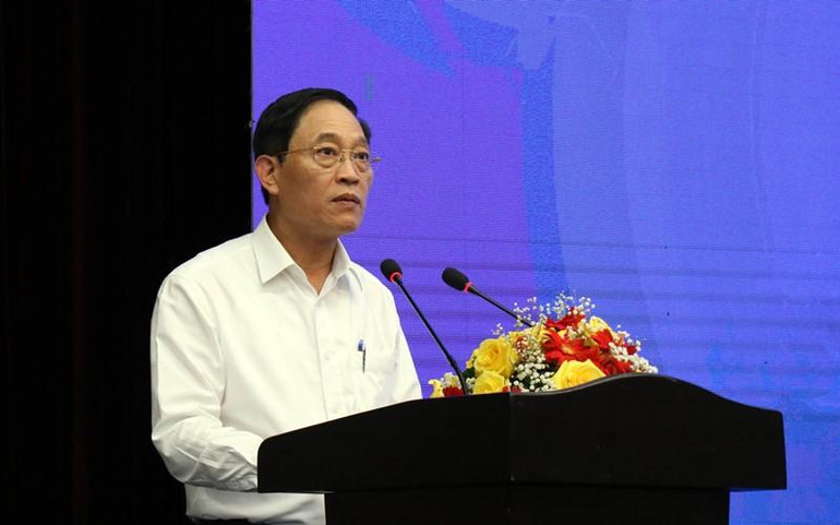 Thứ trưởng Khoa học và Công nghệ Trần Văn Tùng phát biểu tại diễn đàn.