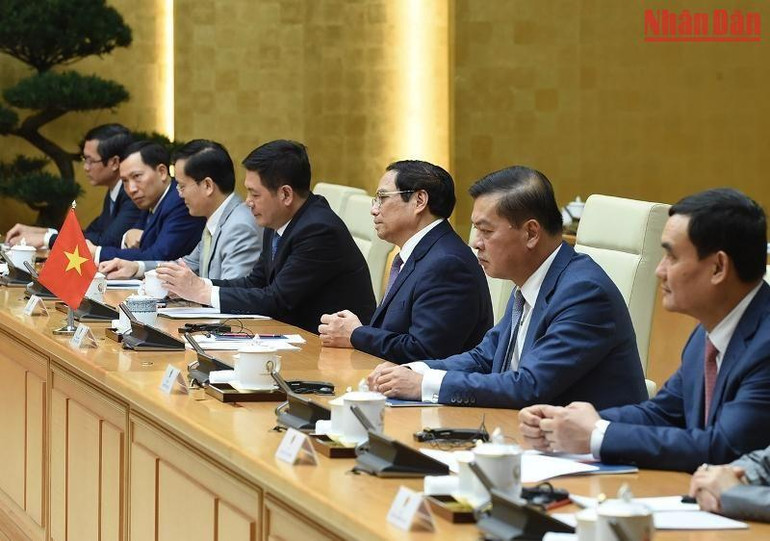 [Ảnh] Thủ tướng Phạm Minh Chính tiếp Tổng thống Cộng hòa Singapore Halimah Yacob ảnh 6