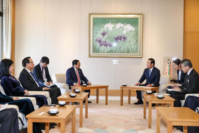 Quang cảnh buổi hội kiến.