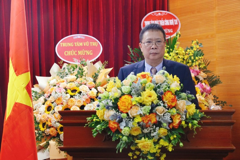 Giáo sư, Viện sĩ Châu Văn Minh, Chủ tịch Viện Hàn lâm Khoa học và Công nghệ Việt Nam phát biểu tại sự kiện. (Nguồn ảnh: Trung tâm Thông tin-Tư liệu, Viện Hàn lâm Khoa học và Công nghệ Việt Nam)