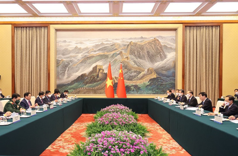 Quang cảnh cuộc hội kiến.