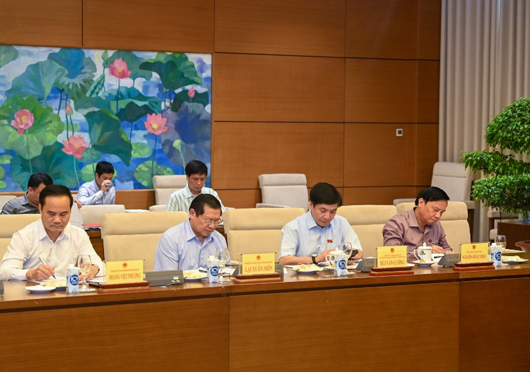 Các thành viên Ban Chỉ đạo và các đại biểu dự phiên họp. (Ảnh Duy Linh)