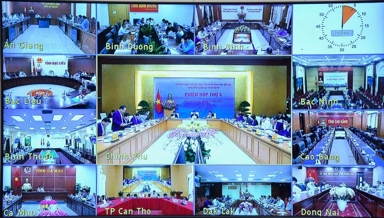 Hội nghị được truyền hình trực tiếp đến 39 tỉnh, thành phố.