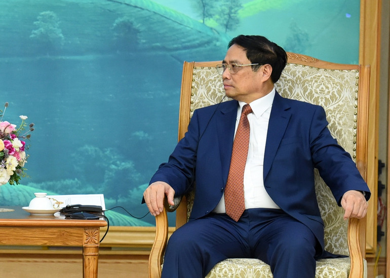 [Ảnh] Thủ tướng Phạm Minh Chính tiếp Đặc phái viên của Tổng thống Hoa Kỳ ảnh 4