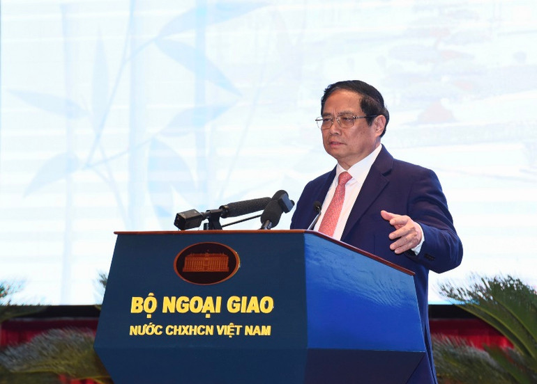 Thủ tướng Phạm Minh Chính phát biểu ý kiến chỉ đạo Hội nghị.