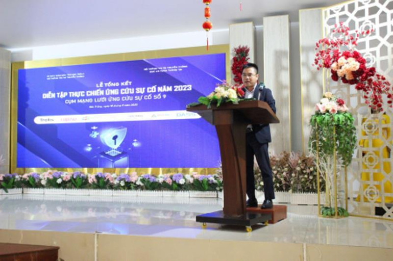 Ông Đặng Trường Thạch - Phó Tổng Giám đốc FPT IS cam kết cùng tỉnh Sóc Trăng tư vấn, triển khai các công nghệ tiên tiến, bảo đảm an toàn thông tin.