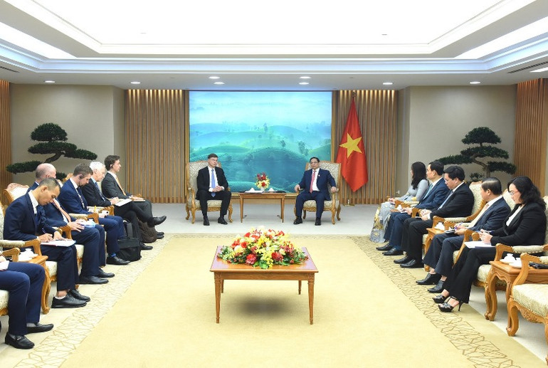 Quang cảnh buổi tiếp.