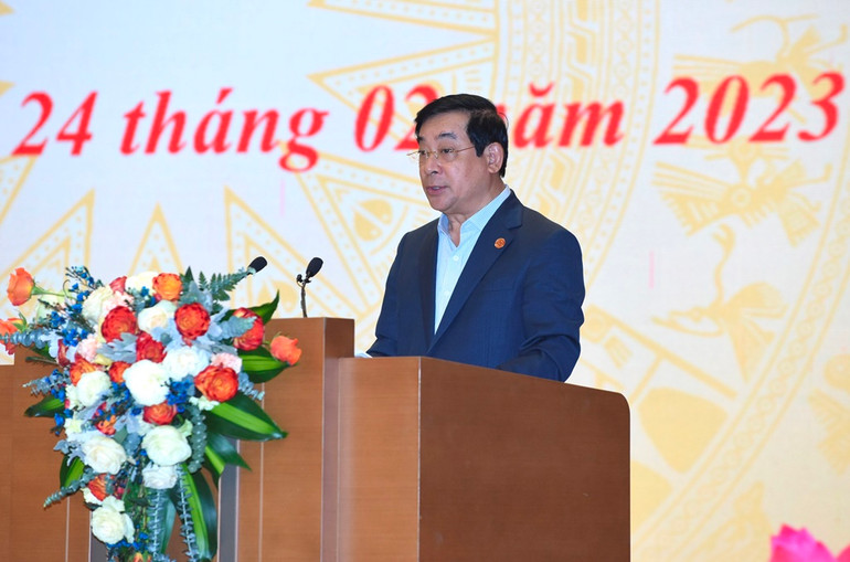 TS Lương Ngọc Khuê, Cục trưởng Cục Quản lý khám, chữa bệnh, Bộ Y tế phát biểu.