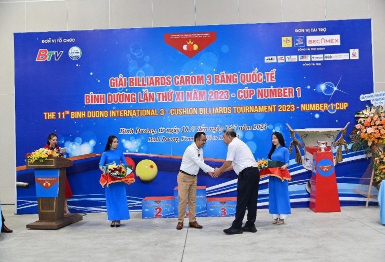 Tập đoàn Tân Hiệp Phát và Nhãn hàng Number 1 là đơn vị 6 năm liên tiếp đồng hành tài trợ Giải Billiards carom 3 băng quốc tế Bình Dương - Cúp Number 1.