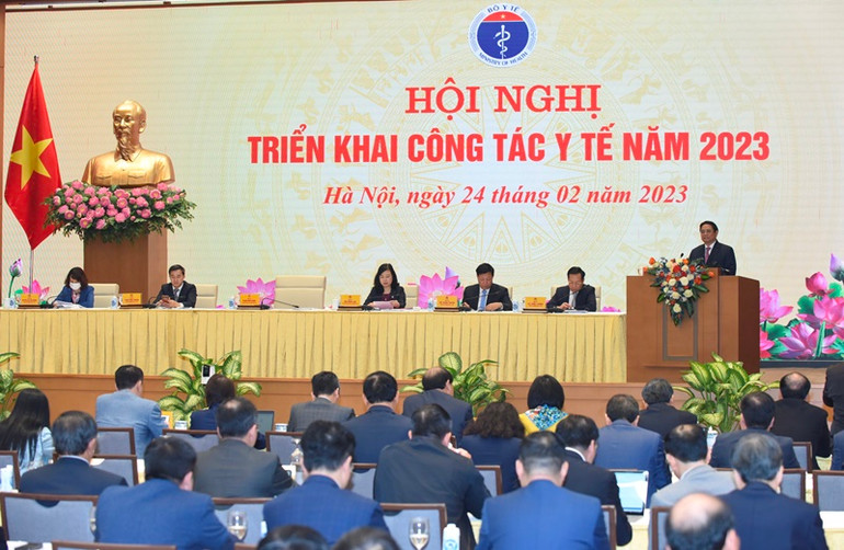 Thủ tướng Phạm Minh Chính phát biểu ý kiến chỉ đạo hội nghị.