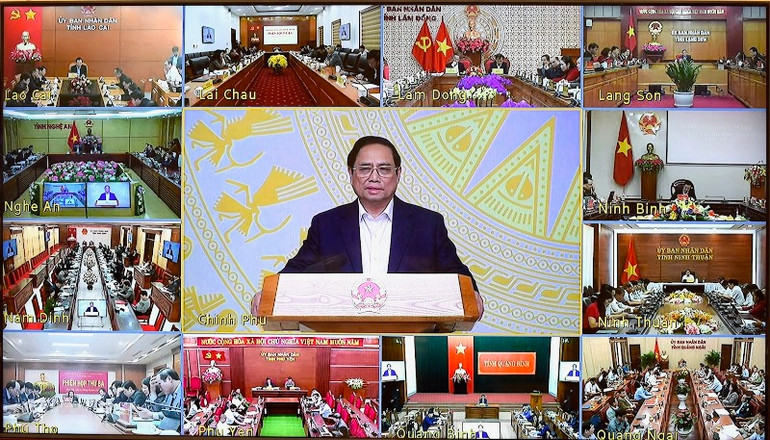 Hội nghị được kết nối đến các tỉnh, thành phố trong cả nước.