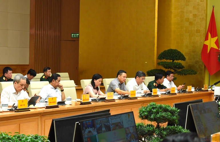 Đại diện lãnh đạo các bộ, ban, ngành tham dự hội nghị.