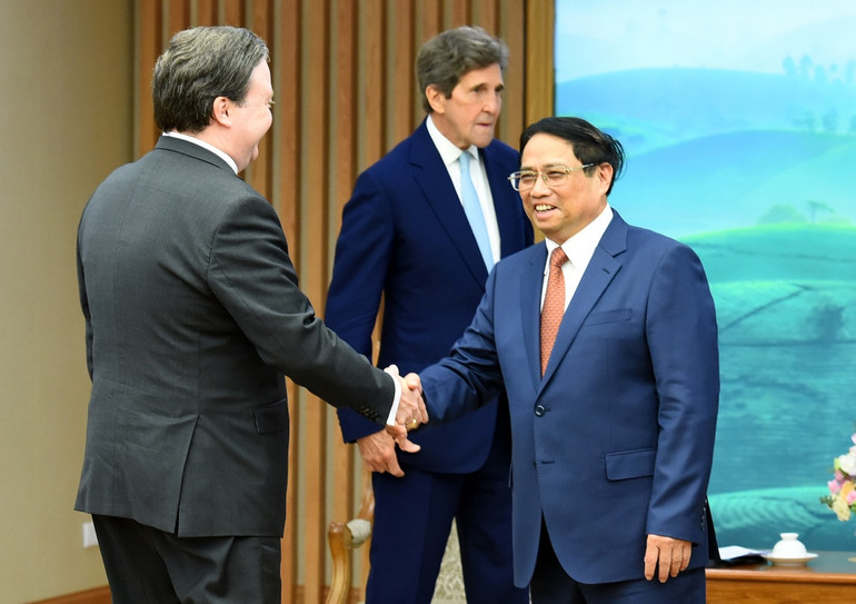 [Ảnh] Thủ tướng Phạm Minh Chính tiếp Đặc phái viên của Tổng thống Hoa Kỳ ảnh 2