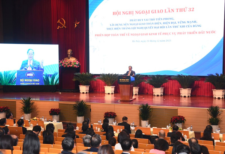 Thủ tướng Phạm Minh Chính phát biểu ý kiến tại Hội nghị.