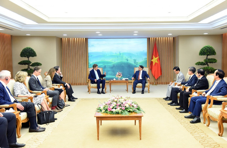 Quang cảnh buổi tiếp.