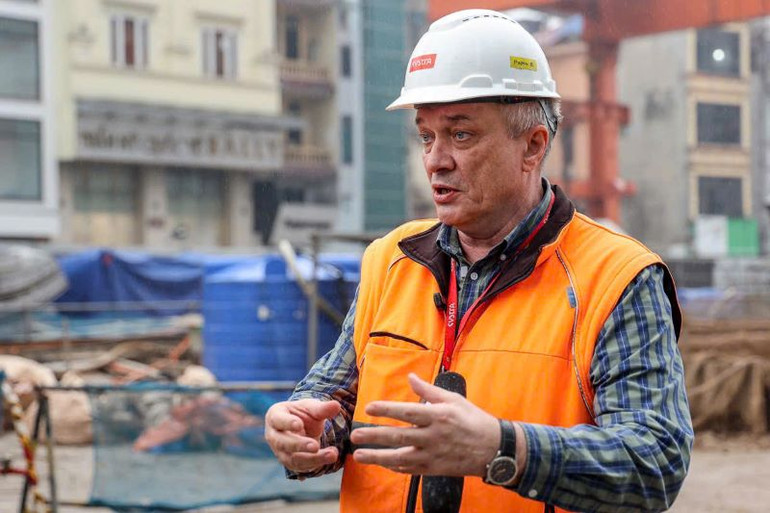 Ông Sergei Papin, Trưởng kỹ sư hầm, tư vấn Systra.