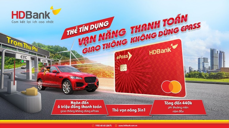Với thẻ vạn năng HDBank ePass 3 trong 1, những lo ngại về chi phí "nuôi xe" được giảm bớt đáng kể.