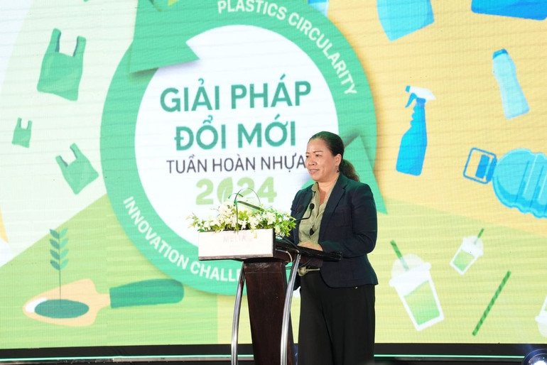 Tổng Giám đốc Unilever Việt Nam Nguyễn Thị Bích Vân chia sẻ tại sự kiện