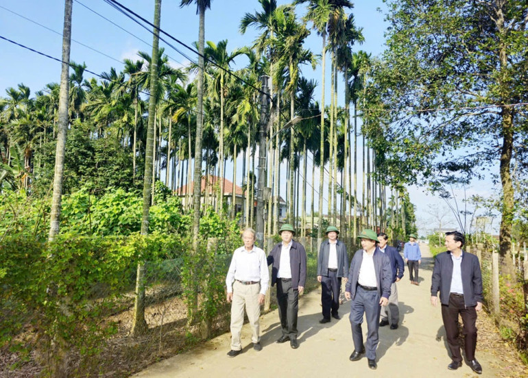 Lãnh đạo huyện Triệu Phong kiểm tra thôn nông thôn mới kiểu mẫu Bích Khê, xã Triệu Long. Lãnh đạo huyện Triệu Phong kiểm tra thôn nông thôn mới kiểu mẫu Bích Khê, xã Triệu Long.