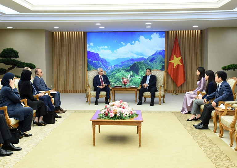 Quang cảnh buổi tiếp.