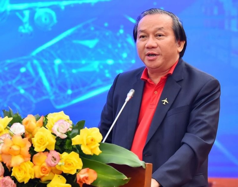 Phó Tổng Giám đốc Hãng hàng không Vietjet Đỗ Xuân Quang phát biểu tại hội thảo.