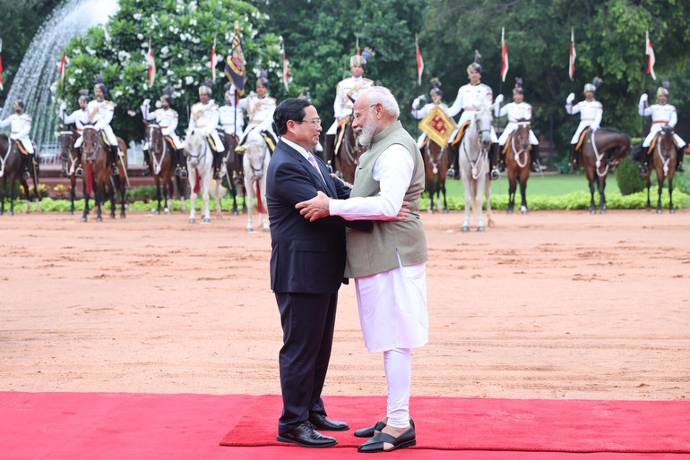 Thủ tướng Phạm Minh Chính và Thủ tướng Narendra Modi.