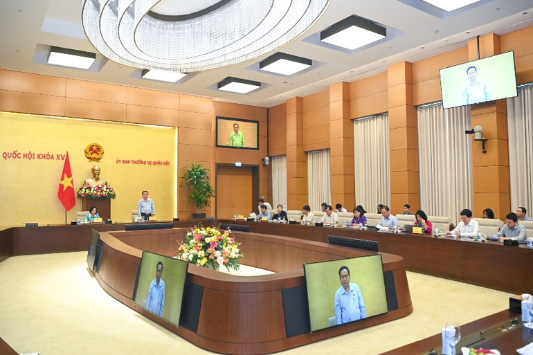 Quang cảnh buổi làm việc tại Nhà Quốc hội. (Ảnh Duy Linh) Quang cảnh buổi làm việc tại Nhà Quốc hội. (Ảnh Duy Linh)