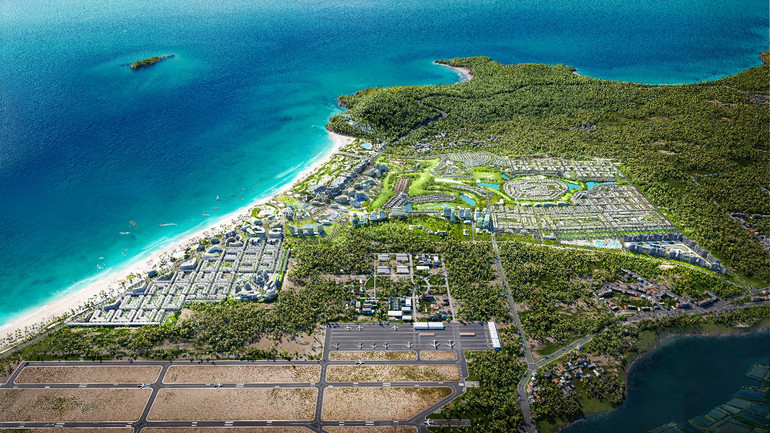 Phối cảnh CaraWorld - Siêu đô thị biển tọa lạc liền kề sân bay Quốc tế Cam Ranh. Phối cảnh CaraWorld - Siêu đô thị biển tọa lạc liền kề sân bay Quốc tế Cam Ranh.