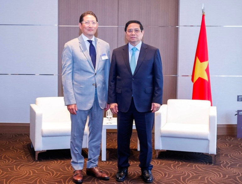 Thủ tướng Phạm Minh Chính tiếp ông Cho Hyun-joon, Chủ tịch Tập đoàn Hyosung.