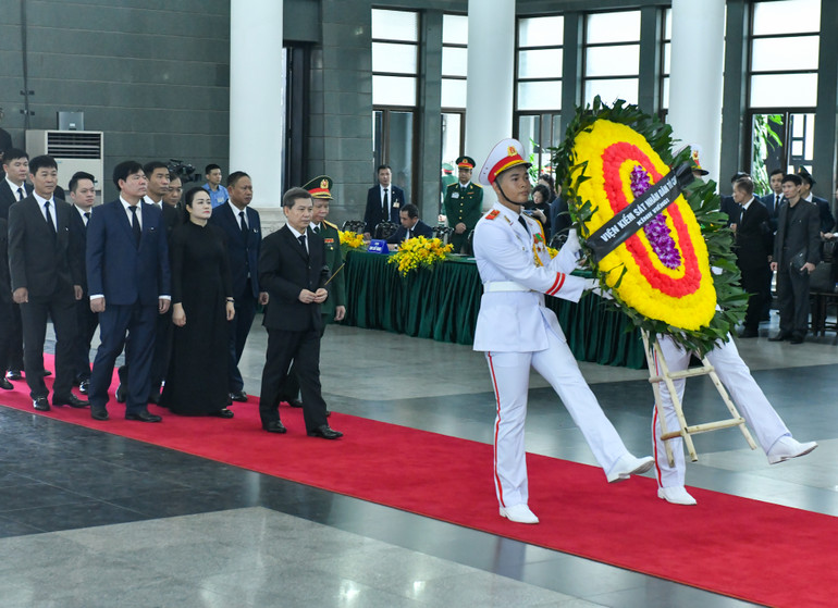 Toàn cảnh Lễ viếng Tổng Bí thư Nguyễn Phú Trọng: Trang nghiêm và xúc động ảnh 146
