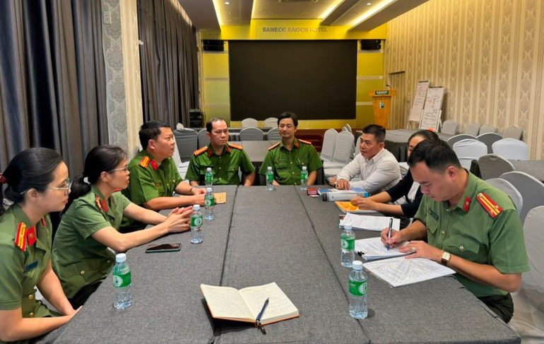 Đoàn kiểm tra, giám sát tại Khách sạn Bamboo Saigon Hotel, quận 10, Thành phố Hồ Chí Minh.