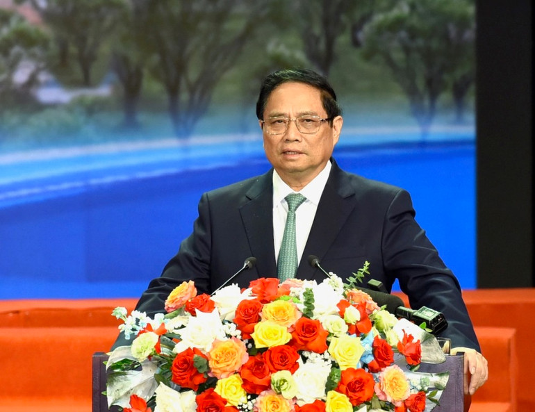 Thủ tướng Phạm Minh Chính phát biểu chỉ đạo Hội nghị.