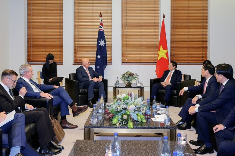 Quang cảnh buổi tiếp.