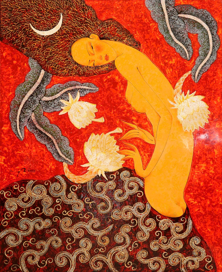 Tác phẩm của họa sĩ Đức Huy. Tác phẩm của họa sĩ Đức Huy.