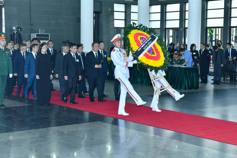 Toàn cảnh Lễ viếng Tổng Bí thư Nguyễn Phú Trọng: Trang nghiêm và xúc động ảnh 148