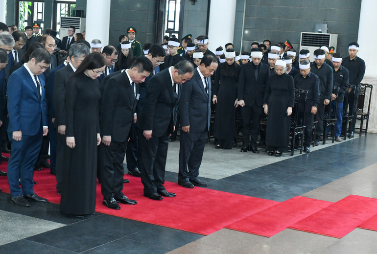 Toàn cảnh Lễ viếng Tổng Bí thư Nguyễn Phú Trọng: Trang nghiêm và xúc động ảnh 149