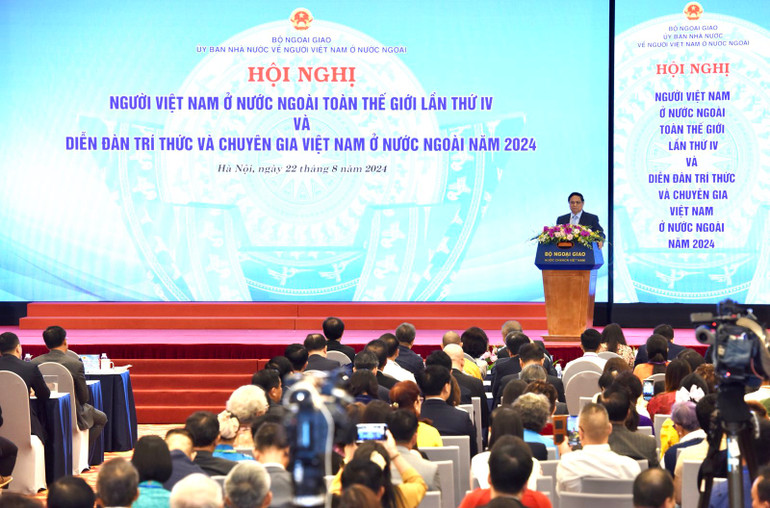 Thủ tướng Phạm Minh Chính phát biểu tại sự kiện. Thủ tướng Phạm Minh Chính phát biểu tại sự kiện.