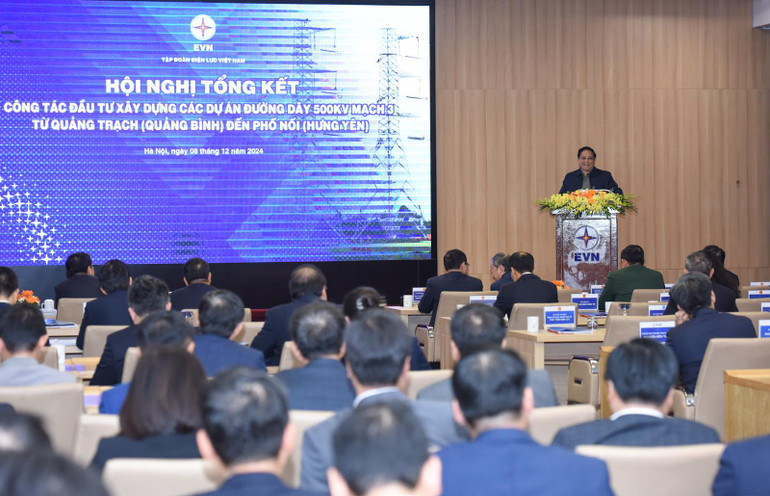 Thủ tướng Phạm Minh Chính phát biểu tại hội nghị.