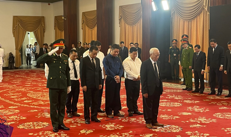 Toàn cảnh Lễ viếng Tổng Bí thư Nguyễn Phú Trọng: Trang nghiêm và xúc động ảnh 92