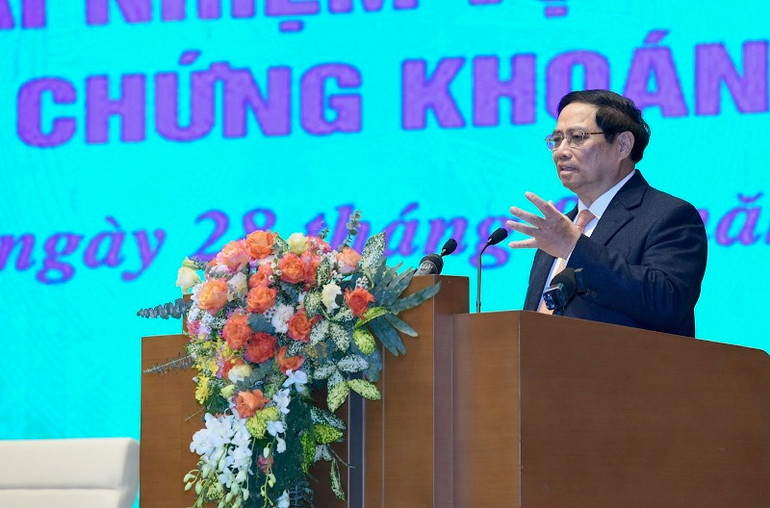 Thủ tướng Phạm Minh Chính phát biểu chỉ đạo hội nghị.