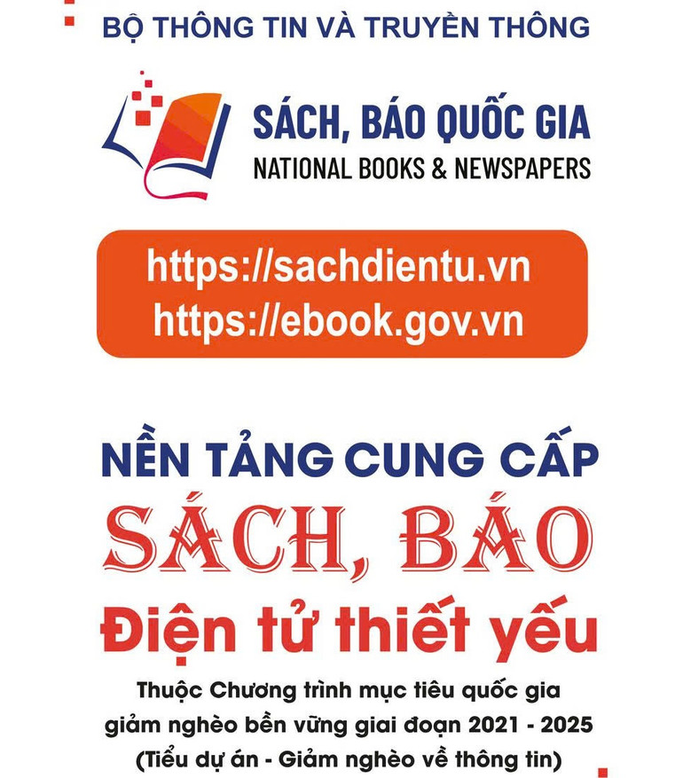 Nền tảng cung cấp sách, báo điện tử thiết yếu (Nền tảng Sách, báo quốc gia) có tên miền sachdientu.vn và ebook.gov.vn Nền tảng cung cấp sách, báo điện tử thiết yếu (Nền tảng Sách, báo quốc gia) có tên miền sachdientu.vn và ebook.gov.vn