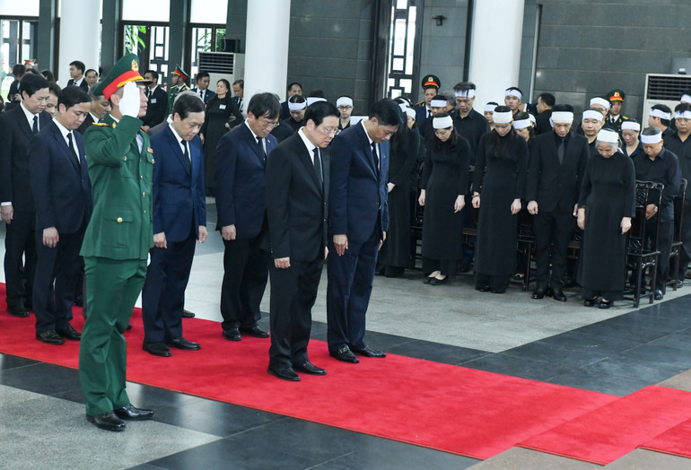 Toàn cảnh Lễ viếng Tổng Bí thư Nguyễn Phú Trọng: Trang nghiêm và xúc động ảnh 129