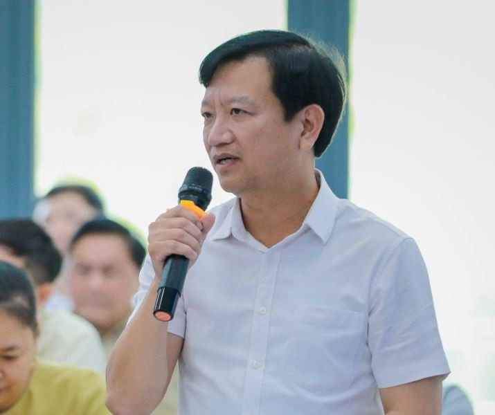 Ông Dương Ngọc Quang, Phó Tổng Giám đốc Tổng công ty Xây dựng Hà Nội phát biểu tại hội nghị. Ông Dương Ngọc Quang, Phó Tổng Giám đốc Tổng công ty Xây dựng Hà Nội phát biểu tại hội nghị.