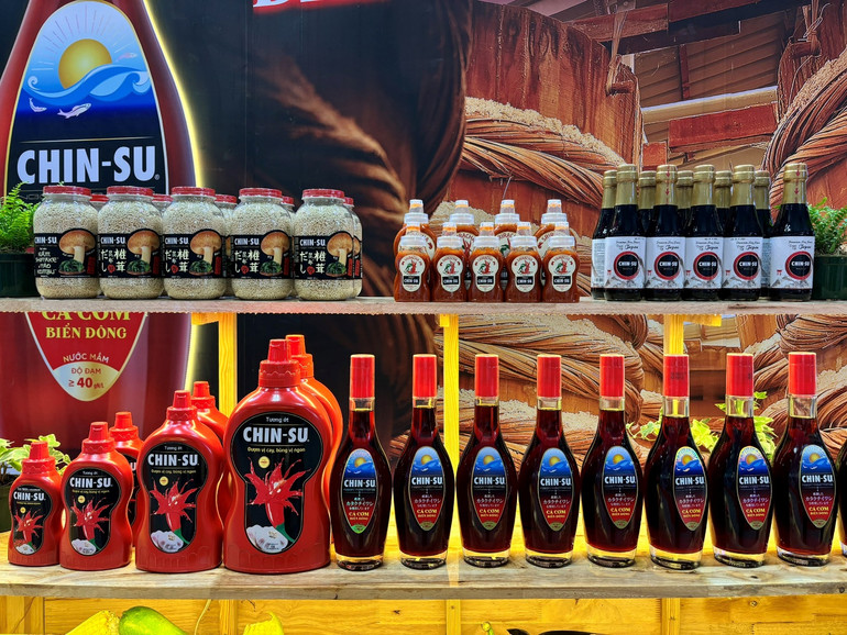 Bộ sản phẩm Chinsu được thị trường Nhật Bản ưa chuộng.