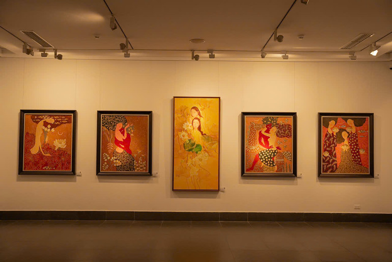 Một góc triển lãm. Một góc triển lãm.