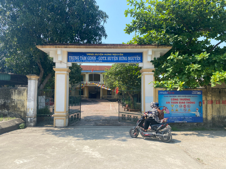 Trung tâm Giáo dục nghề nghiệp-Giáo dục thường xuyên huyện Hưng Nguyên.