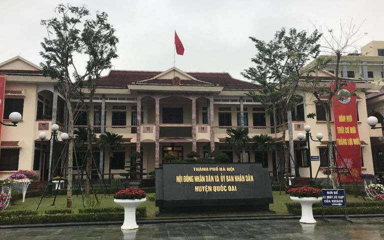 Sau khi sắp xếp đơn vị hành chính cấp xã, huyện Quốc Oai giảm 4 đơn vị cấp xã.