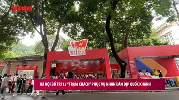 [Video] Hà Nội bố trí 15 “Trạm khách” phục vụ nhân dân dịp Quốc khánh 
