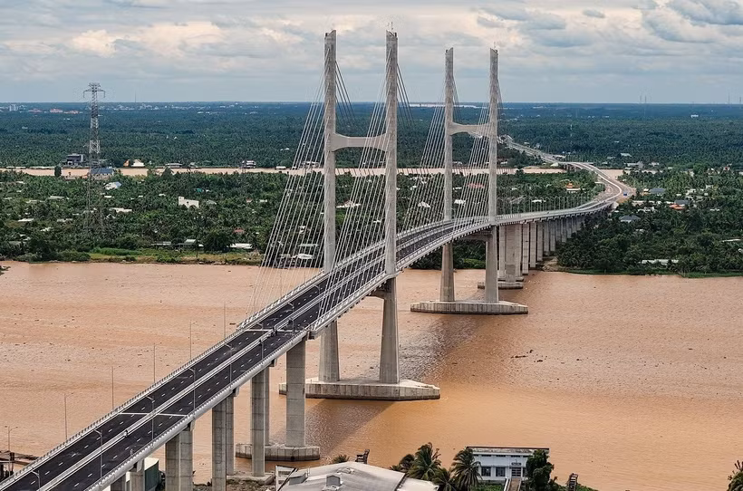 Cầu Rạch Miễu 2 - biểu tượng cho tinh thần tự lực, tự cường của đội ngũ thợ cầu Việt Nam. (Nguồn TRUNGCHINH.VN)