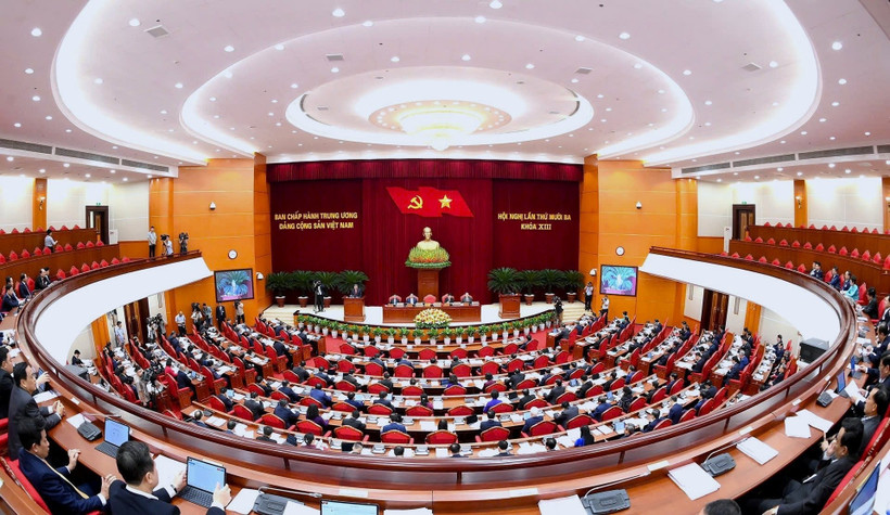 Hội nghị lần thứ 13, Ban Chấp hành Trung ương Đảng khóa XIII diễn ra trong các ngày từ 6-8 tháng 10. (Nguồn: TTXVN) 